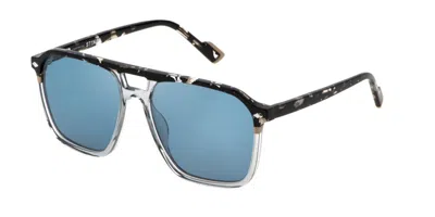 Sting Sst517 03gu Men's Sunglasses Grey Size 57