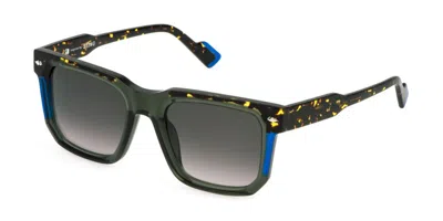 Sting Sst518v 06s8 Men's Sunglasses Green Size 52