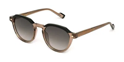 Sting Sst521 07mk Men's Sunglasses Brown Size 49