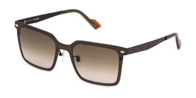 Sting Sst523 0488 Men's Sunglasses Brown Size 54