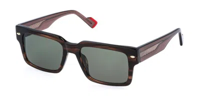 Sting Sst557 0geq Occhiali Da Sole Marroni Per Uomo