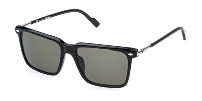 Sting Sst560 0700 Occhiali Da Sole Neri Per Uomo In Black