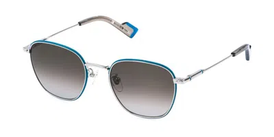 Sting Sst561 0s27 Men's Sunglasses Silver Size 52