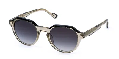 Sting Sst571v 07hm Men's Sunglasses Brown Size 51 In Gray
