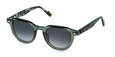 Sting Sst578v 02gn Men's Sunglasses Green Size 48