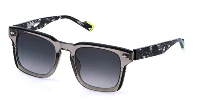 Sting Sst579v 0913 Men's Sunglasses Brown Size 51 In Black