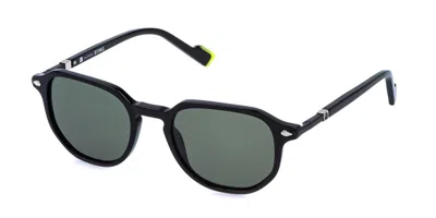 Sting Sst601 0700 Men's Sunglasses Black Size 51
