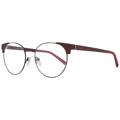 Sting Unisex' Spectacle Frame  Vst233 520659 Gbby2 In Brown