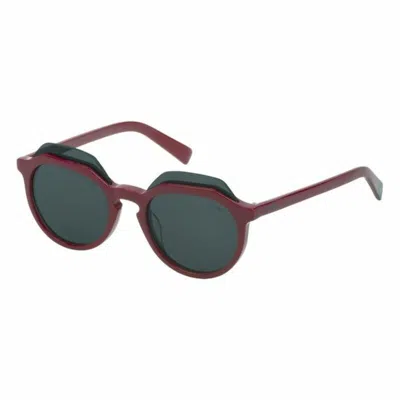 Sting Unisex Sunglasses  Sst1974909lb  49 Mm Gbby2 In Red