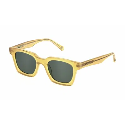 Sting Unisex Sunglasses  Sst476-4909uy  49 Mm Gbby2 In Yellow