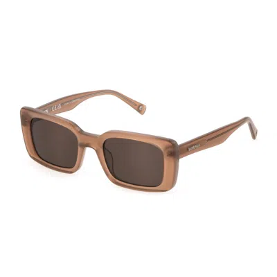 Sting Unisex Sunglasses  Sst477-5109al  51 Mm Gbby2 In Brown