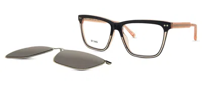 Sting Ust453 With Clip-on 09ce Men's Glasses Blue Size 54 - Free Lenses - Blue Light Block Available