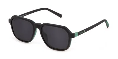 Sting Ust473 With Clip-on 963p Men's Glasses Green Size 54 - Free Lenses - Blue Light Block Available
