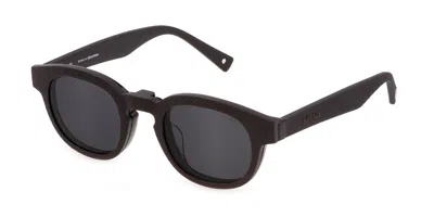 Sting Ust481 With Clip-on Men's Glasses, Tortoiseshell, Size 47 In Brown