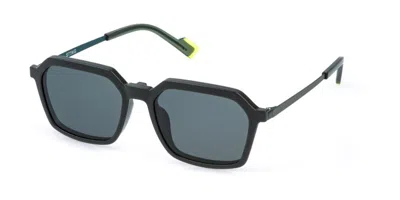 Sting Ust545 With Clip-on D80p Occhiali Da Vista Verdi Per Uomo (solo Montatura)