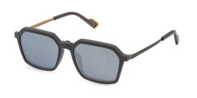 Sting Ust545 With Clip-on Wtqp Occhiali Da Vista Grigi Per Uomo (solo Montatura)