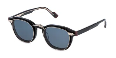 Sting Ust548 With Clip-on 700p Occhiali Da Vista Neri Per Uomo (solo Montatura) In Black