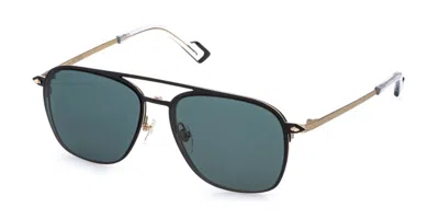 Sting Ust567 With Clip-on 0315 Men's Glasses Gold Size 57 - Free Lenses - Blue Light Block Available