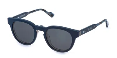 Sting Ust588 With Clip-on 7t1p Men's Glasses Brown Size 49 - Free Lenses - Blue Light Block Available