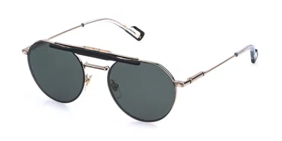 Sting Ust606 With Clip-on 301p Men's Glasses Gold Size 51 - Free Lenses - Blue Light Block Available In Black