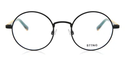 Sting Vsj411 0530 Men's Glasses Black Size 44 - Free Lenses - Blue Light Block Available