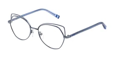 Sting Vsj420 471y Men's Glasses Blue Size 49 - Free Lenses - Blue Light Block Available
