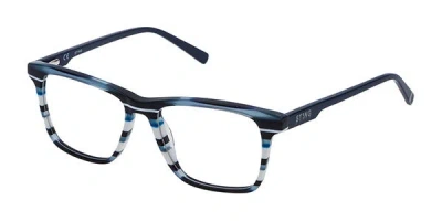 Sting Vsj645 07p4 Men's Glasses Blue Size 49 - Free Lenses - Blue Light Block Available In Green