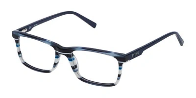 Sting Vsj646 07p4 Men's Glasses Blue Size 49 - Free Lenses - Blue Light Block Available In Green