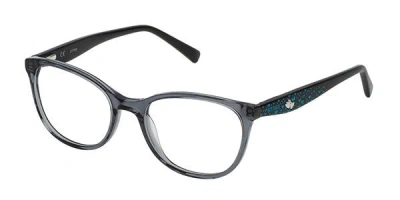 Sting Vsj647 0819 Men's Glasses Clear Size 48 - Free Lenses - Blue Light Block Available In Transparent