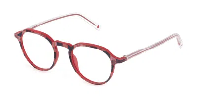 Sting Vsj702 Men's Glasses, Red, Size 45