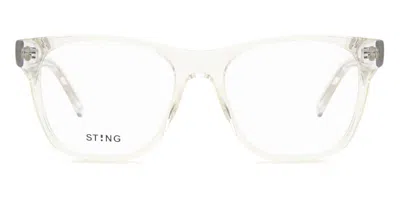 Sting Vsj703 Men's Glasses, Clear, Size 48 In Transparent