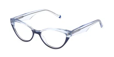 Sting Vsj704v 0j62 Women's Glasses Blue Size 50 - Free Lenses - Blue Light Block Available