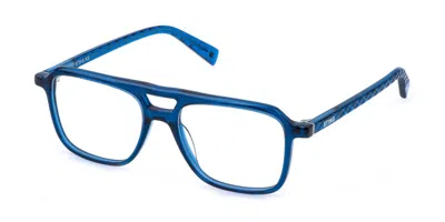 Sting Vsj754 06g5 Men's Glasses Blue Size 50 - Free Lenses - Blue Light Block Available