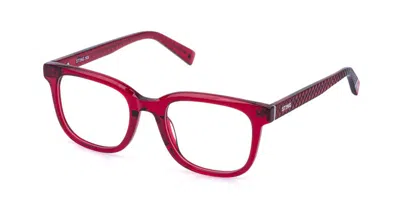 Sting Vsj755 09wa Men's Glasses Red Size 48 - Free Lenses - Blue Light Block Available