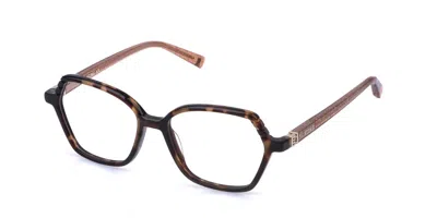 Sting Vsj760 04bl Men's Glasses Tortoiseshell Size 49 - Free Lenses - Blue Light Block Available In Brown