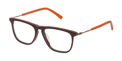 Sting Vst066 Men's Glasses, Orange, Size 52