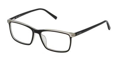 Sting Vst107 01al Men's Glasses Clear Size 54 - Free Lenses - Blue Light Block Available In Transparent