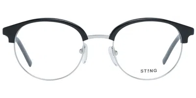 Sting Vst181 Men's Glasses, Black, Size 49
