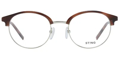 Sting Vst181 Men's Glasses, Brown, Size 49