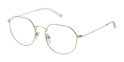 Sting Vst223 0300 Men's Glasses Gold Size 51 - Free Lenses - Blue Light Block Available