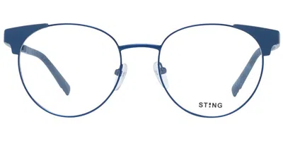Sting Vst233 0521 Occhiali Da Vista Blu Per Uomo (solo Montatura) In Blue