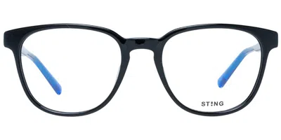 Sting Vst302 0700 Occhiali Da Vista Neri Per Uomo (solo Montatura) In Black
