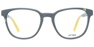Sting Vst302 0l46 Occhiali Da Vista Neri Per Uomo (solo Montatura) In Black
