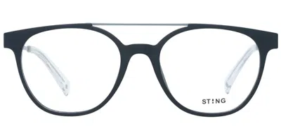 Sting Vst312 0u28 Occhiali Da Vista Neri Per Uomo (solo Montatura) In Black