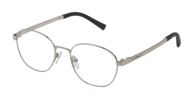 Sting Vst353 Top 4 0579 Occhiali Da Vista Argentati Per Uomo (solo Montatura) In Silver