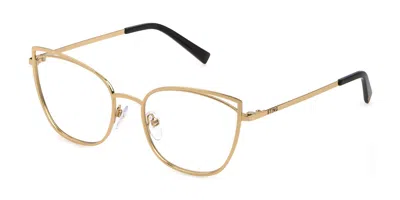 Sting Vst394 0300 Men's Glasses Gold Size 53 - Free Lenses - Blue Light Block Available