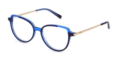 Sting Vst404 0j62 Men's Glasses Blue Size 52 - Free Lenses - Blue Light Block Available