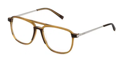 Sting Vst405 07m1 Men's Glasses Brown Size 54 - Free Lenses - Blue Light Block Available