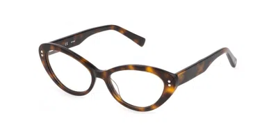 Sting Vst422n Men's Glasses, Tortoiseshell, Size 53 In Brown