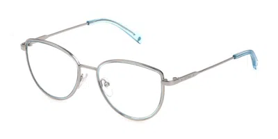 Sting Vst446v 0579 Men's Glasses Silver Size 52 - Free Lenses - Blue Light Block Available